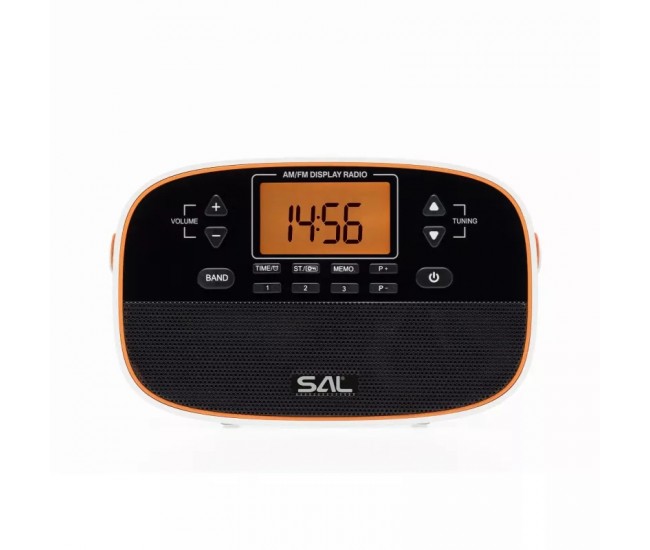 Radio AM-FM portabil Digital LCD ceas desteptator SAL RPR4LCD