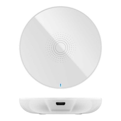 Incarcator fara fir wireless 5W 1A alb pentru dispozitive standard QI Goobay