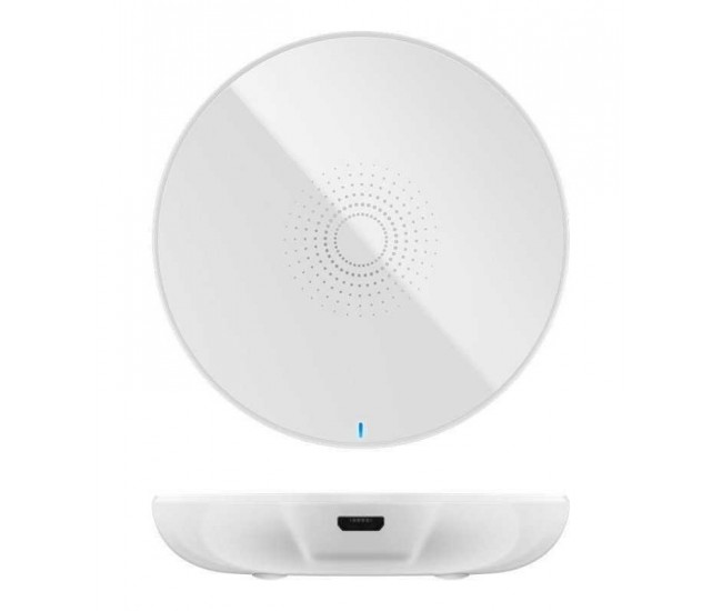 Incarcator fara fir wireless 5W 1A alb pentru dispozitive standard QI Goobay