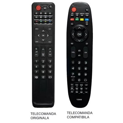 Telecomanda TV Axen AX022L11 compatibil cu originalul cod ER1496 /MFY1486 (23-2)