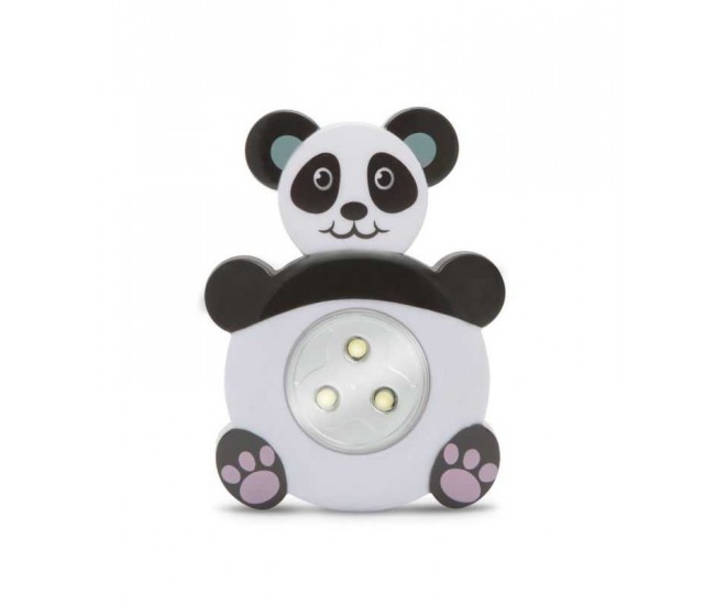 Lampa cu LED de veghe decorativa Panda cu buton 20273D Phenon