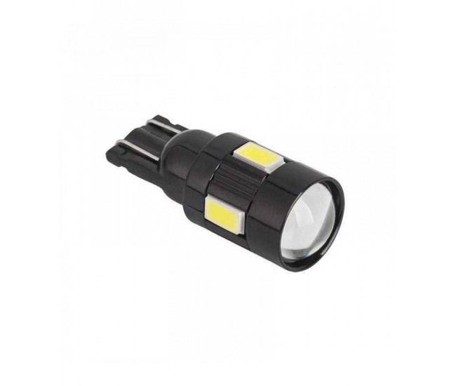 Bec LED auto CANBUS T10 5730 12V 1.35W 70lm 6500K REBEL