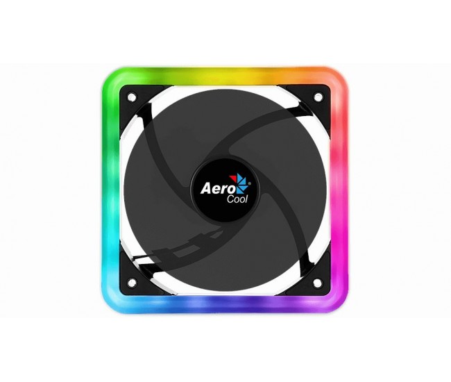 Ventilator Aerocool Edge14 120mm aRGB 12LED anti-vibratii 1200RPM