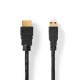 Cablu mini HDMI - HDMI 3m High Speed 4K 30Hz 10.2Gbps cu Ethernet Nedis