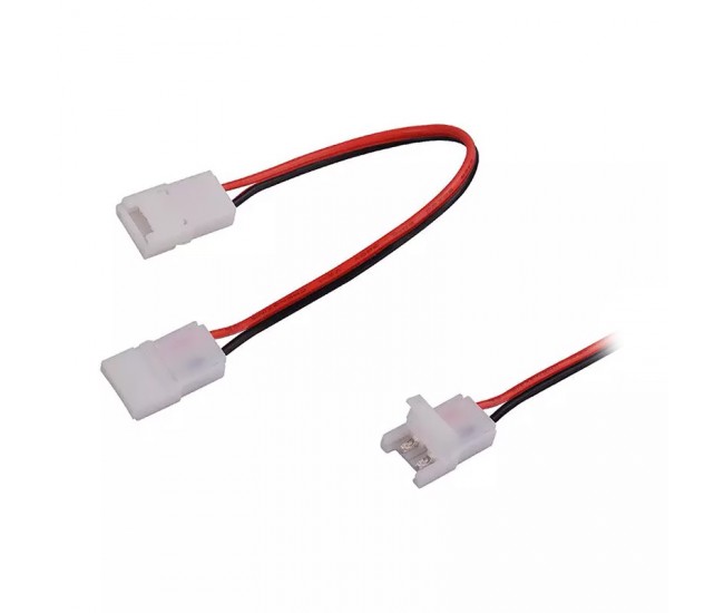 Cablu adaptor conector banda LED 10mm - dual V-TAC