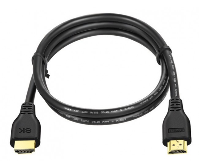 Cablu HDMI V2.1 5m 8K 60Hz 4K 120Hz 3D eARC HDR Ethernet aurit