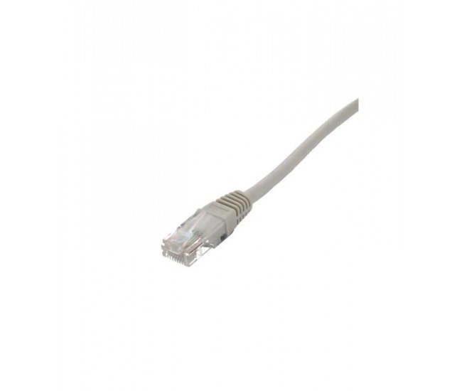 Cablu de retea UTP Cat5e patch cord 10m RJ45-RJ45 gri Well UTP-0008-10GY-WL