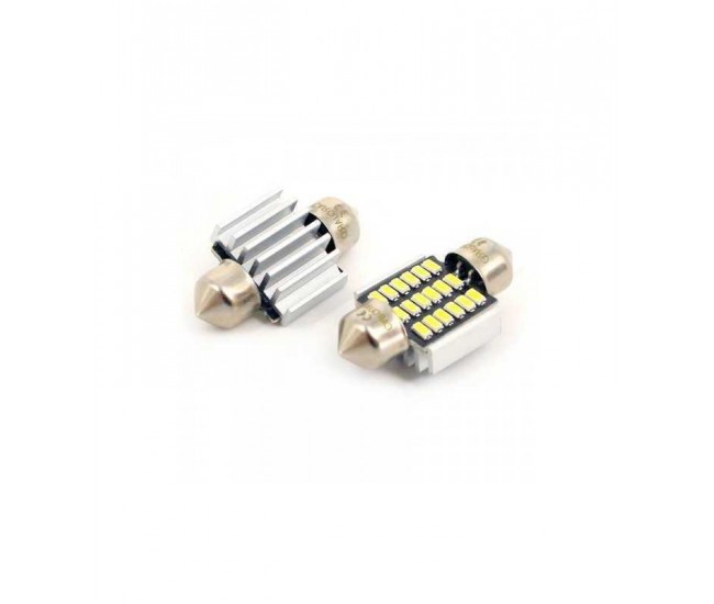 LED Sofit 31mm Canbus Plafoniera numar de inmatriculare 12V 2W 170lm CAN116 set 2buc Carguard