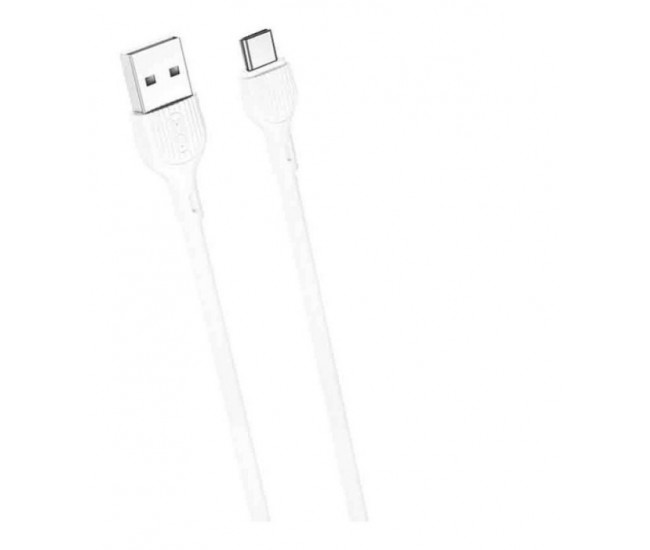 Cablu USB TYPE C - USB 2m 2A alb XO-NB200c-WH