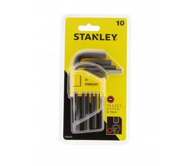 Set de 10 chei imbus L metric 1.5-10mm 0-69-253 Stanley