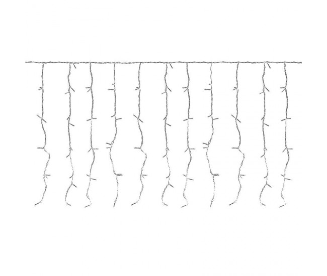 Perdea 330 LED-uri IP44 alb cald 5m 6W REBEL