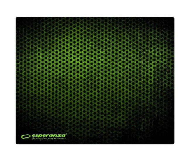 Mouse Pad Gaming verde 44x35cm Esperanza