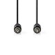 Cablu audio digital coaxial RCA tata - RCA tata 2m negru Nedis