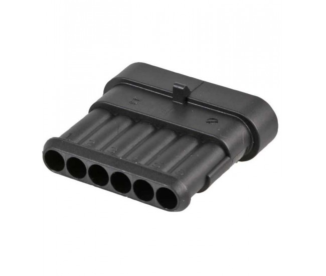 Conector cablu Superseal 1.5 tata mufa 6 pini IP67 TE Connectivity 282108-1