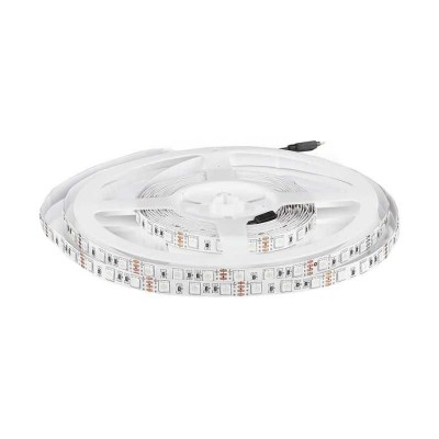 Banda LED SMD5050 60LED/m GALBEN IP20 5m V-tac SKU-212156