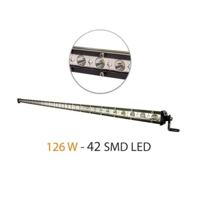 Bara LED Auto Off Road 126W 42SMD 8400lm 1120x30x48mm 12-32V CLL008 Carguard