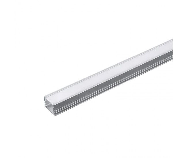 Profil aluminiu pentru banda LED 2m 17.4mm x 12.1mm mat V-TAC