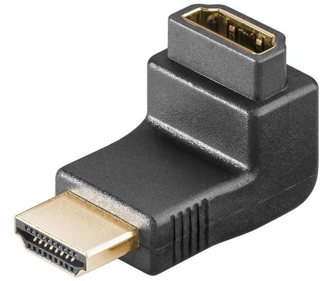 Adaptor HDMI mama - HDMI tata 90 grade Goobay