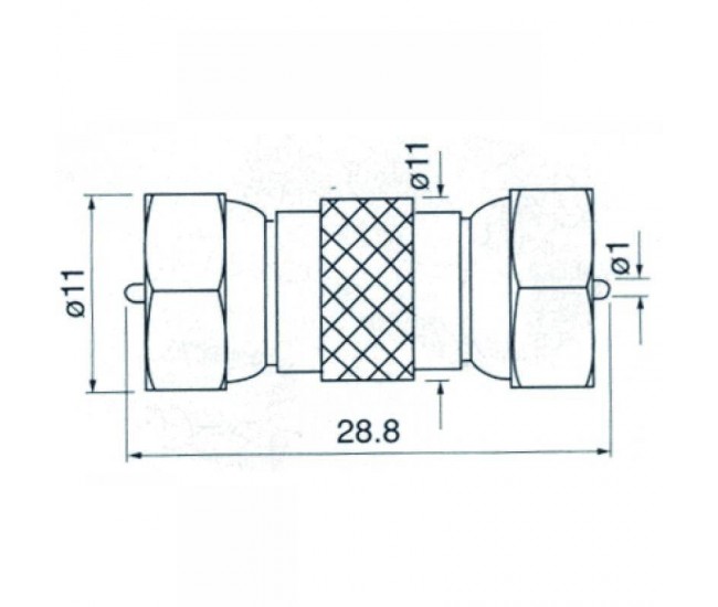 Adaptor mufa F tata la F tata Cabletech