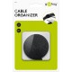 Set de gestionare fixare cabluri 1m negru Goobay