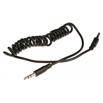 Cablu audio spiralat 3.5 mm tata - 3.5 mm tata 1m Valueline