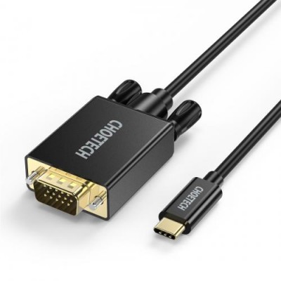 Cablu USB Type C - VGA Choetech XCV-1801 1.8m negru