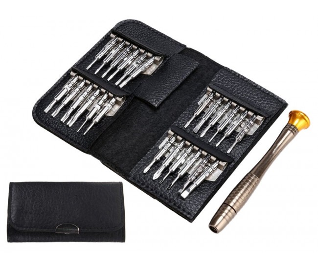 Set surubelnita cu varfuri magnetice 24buc Phillips Plat Torx Y Triunghiulara Cu punct