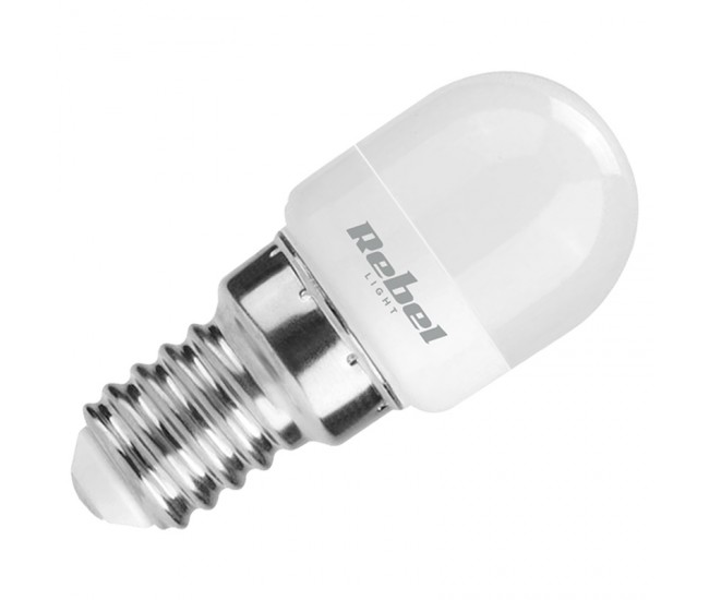 Bec LED frigider 2W echivalent 22W E14 165lm alb rece 6500K 230V REBEL