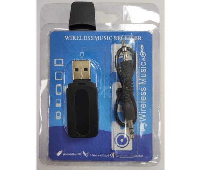 Adaptor convertor audio bluetooth Wireless2.1 +EDR USB cu 3.5 mm Jack