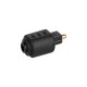 Adaptor conector fibra optica mufa Toslink - soclu optic mini Toslink 3.5 mm LOGILINK CA1016