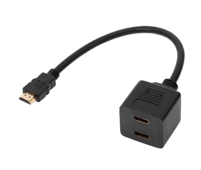 Cablu adaptor HDMI la 2 HDMI