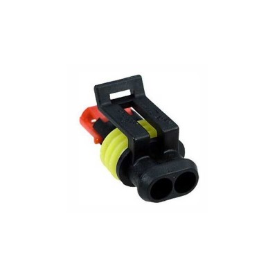 Conector cablu Superseal 1.5 mama mufa 2 pini IP67 TE Connectivity 282080-1