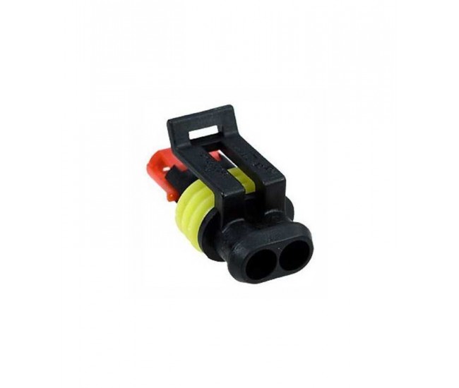 Conector cablu Superseal 1.5 mama mufa 2 pini IP67 TE Connectivity 282080-1