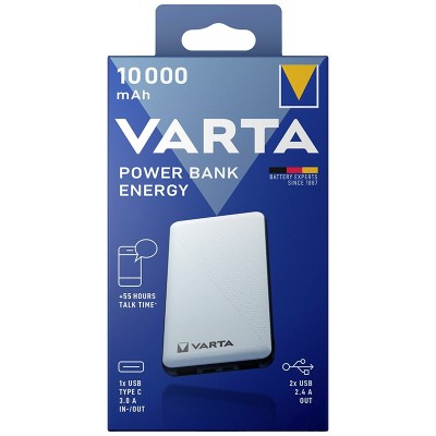 Power Bank VARTA 57976 Fast Energy 10000mAh 2x USB QC3.0 1x USB TYPE-C PD