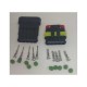 Set conectori cablu Superseal 1.5 tata-mama mufa 5 pin +10 pini inclusi + 10 garnituri incluse IP67 TE Connectivity 282107-1-SET