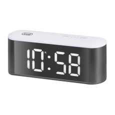 Ceas de masa cu alarma termometru alb Trevi EC 883 BL