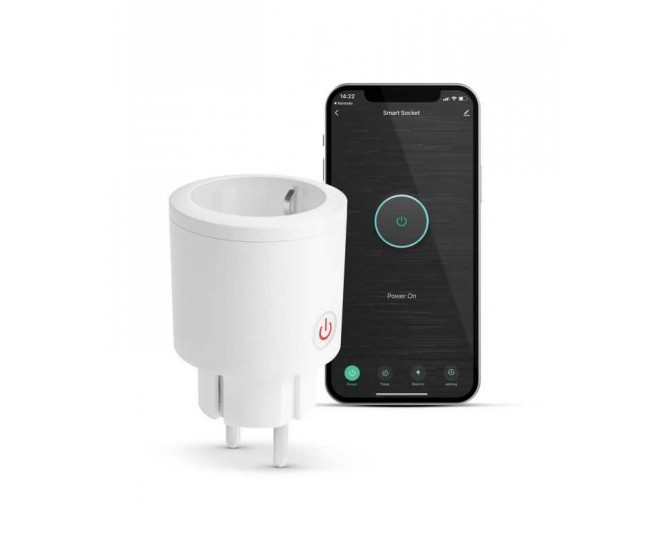 Priza inteligenta WIFI cu contor de consum compatibila Amazon Alexa Google Home Siri IFTTT Delight 55359B