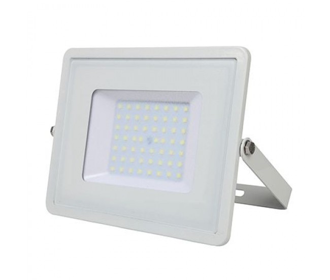 Reflector LED SMD 50W 4000lm 6500K IP65 alb cip SAMSUNG V-TAC