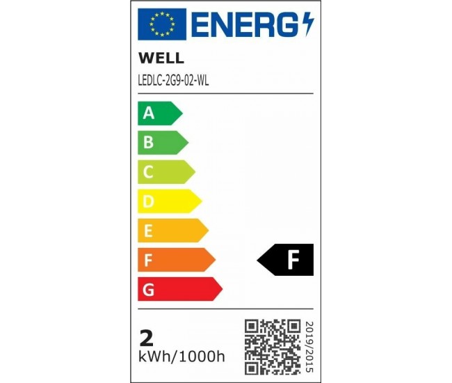 Bec LED G9 2W lumina rece Well LEDLC-2G9-02-WL