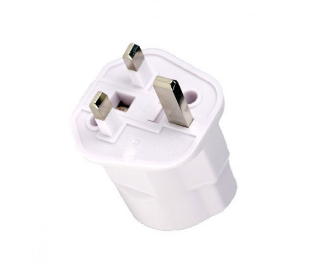 Adaptor priza EU SCHUKO - priza UK 13A cu pamantare pentru calatorii