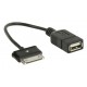 Cablu adaptor OTG USB A - Samsung 30 pini 0.2m Valueline