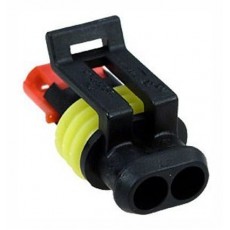 Conector cablu Superseal 1.5 mama mufa 2 pini IP67 TE Connectivity 282080-1