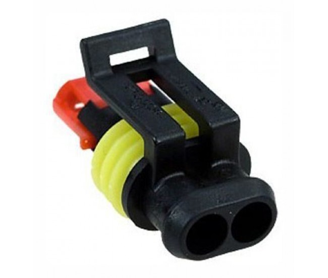 Conector cablu Superseal 1.5 mama mufa 2 pini IP67 TE Connectivity 282080-1