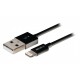 Cablu alimentare si sincronizare pentru iPad iPhone iPod Apple lightning - USB 2.0 A tata 1m negru VALUELINE