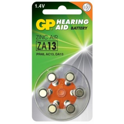 Baterii pentru aparate auditive GP 7.9 x 5.4 mm GPZA13-D6