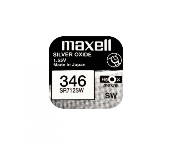 Baterie ceas Maxell SR712SW V346 1.55V oxid de argint 1buc