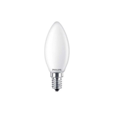 Bec LED filament Philips lumanare B35 E14 4.3W (40W) 470lm lumina calda 2700K 929001345355