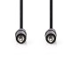 Cablu Audio Stereo Jack 3.5 mm tata - 3.5 mm tata 0.5m Nedis