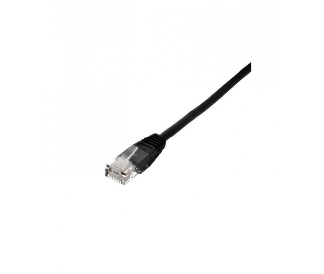 Cablu de retea UTP Cat5e 10m RJ45-RJ45 patch cord negru Well UTP-0008-10BK-WL