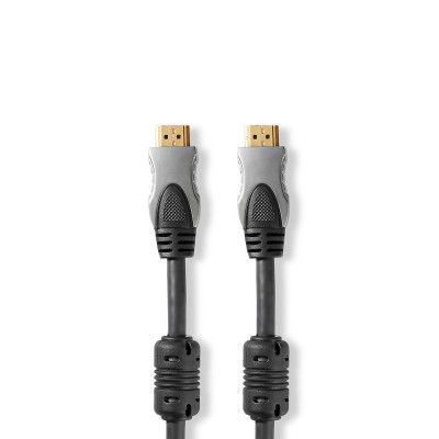 Cablu HDMI Nedis Ethernet 2.5m 4K 60HZ 18Gbps antracit